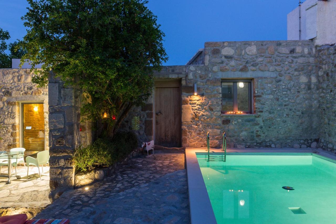 Muazzo Creta Stone House, a Fairytale Cottage, By ThinkVilla Pigí Esterno foto